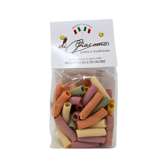 Di Giacomo Rigatoni Multicolore Pasta 250g